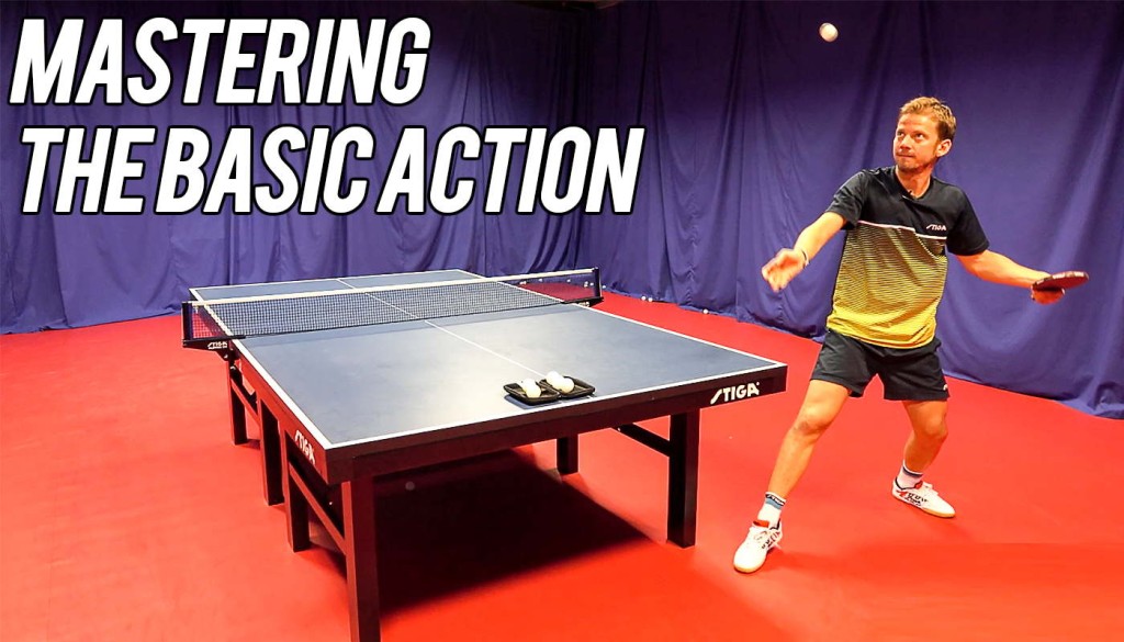 Mastering the basic action to the serve