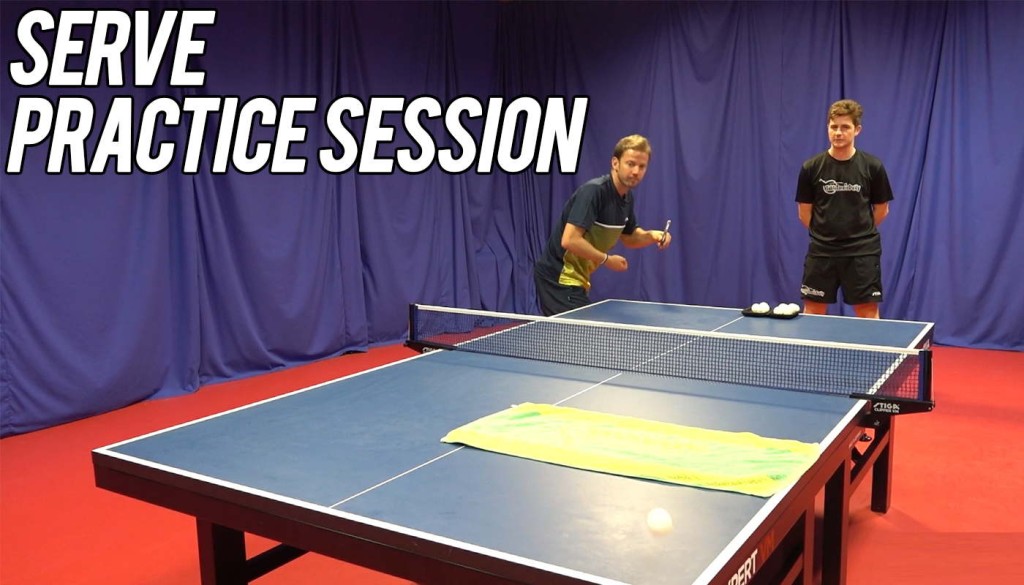 Serve Practice session with Par Gerell