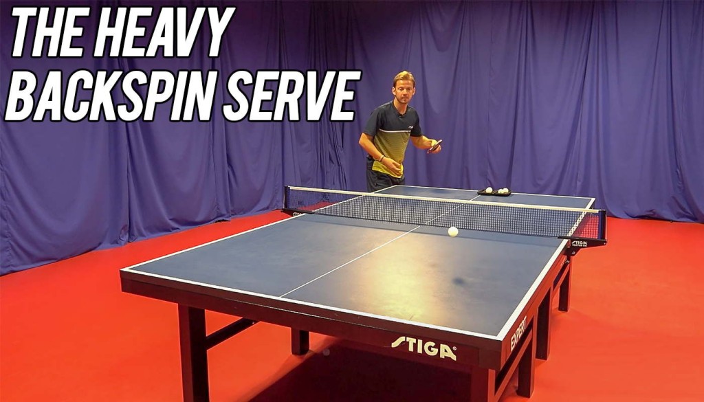 How to do a heavy backspin serve with Par Gerell