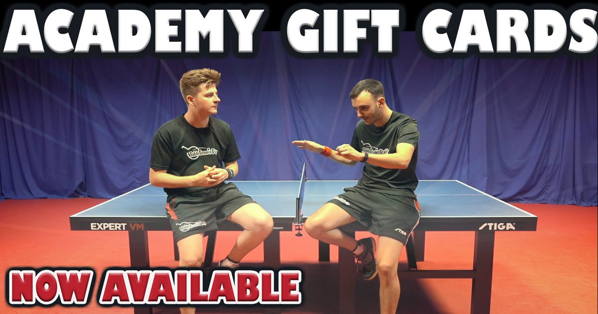 Give The Gift Of Table Tennis! - TableTennisDaily Academy